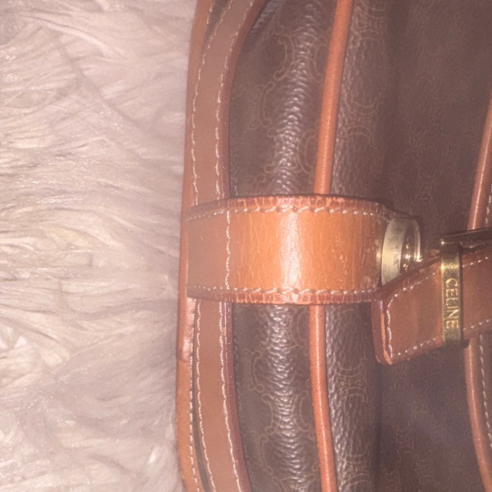 Authentic Celine Brown and Tan Crossbody Bag - Picture 5 of 12
